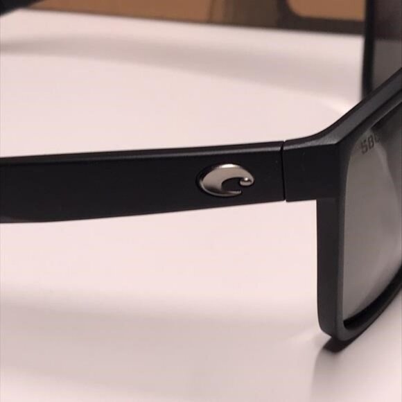 New Authentic Costa Del Mar 6S9018 Rincon Sunglasses – Matte Black/Gray - Picture 7 of 11